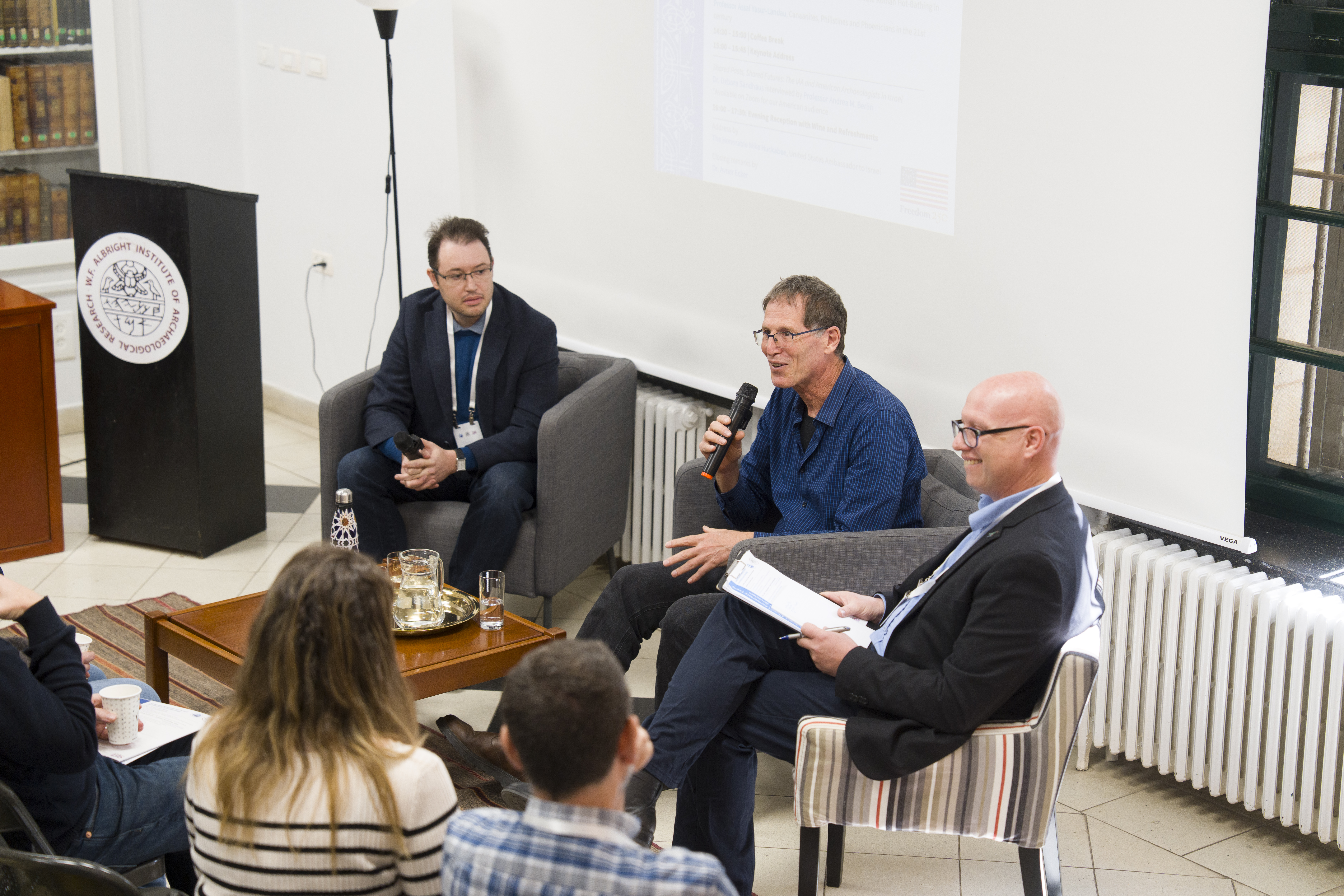 Prof Gideon Shelach-Lavi, Prof Michael Shenkar and Dr. Avner Ecker