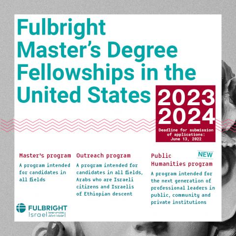 Fulbright Master's Program 2023/24 Application Webinar - All fields
